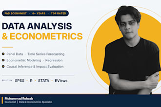 do econometric modelling and data analysis