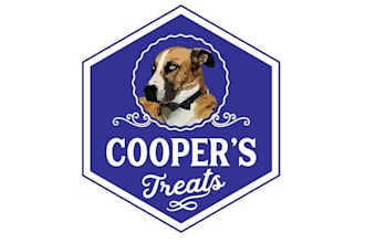 design fun high end dog treat company logo