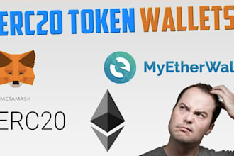 develop erc20 token, bep20 token, presale website, smart contract, solidity, spl