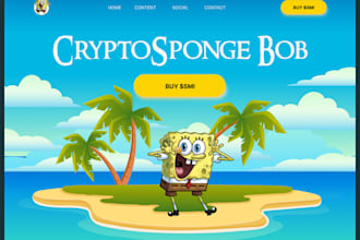 meme coin website crypto website meme website memecoin landing page