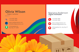be your professional graphic designer with canva and visiting card designer