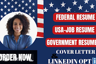 write federl resume, executive resume, professionl resume and usajobs