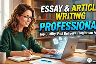 write professional articles, essay and content writing