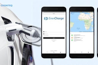 build an ev charging app, ev charging station, charging station location app