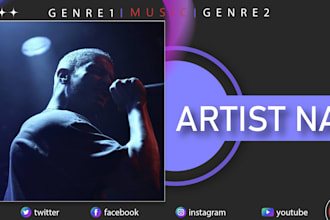 design a trendy spotify cover or banner for your viral playlist