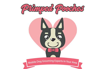 design existing unique primped pooches logo