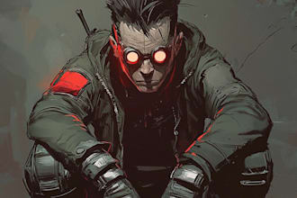 do illustrations comic book art design characters