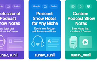 craft irresistible podcast show notes that hook listeners