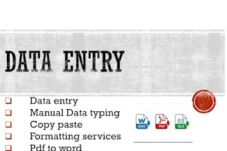 type and format your content manually in ms word