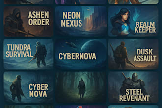 create custom steam capsule art for page game banner game ui logo steam graphics