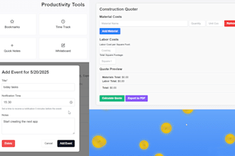 create a personalized simple web app mvp or a prank that runs in browser