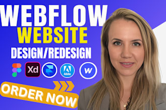 erstellen sie eine webflow website gestalten sie adobe xd webflow landingpage
