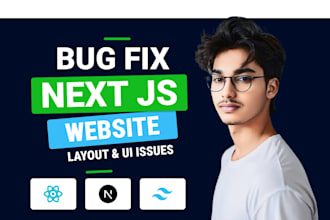 fix react or nextjs UI bugs and improve responsive design