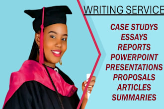 do essays, assignments, case study, papers, apa, mla, reports, presentations