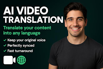 translate your ads or videos into any language you want
