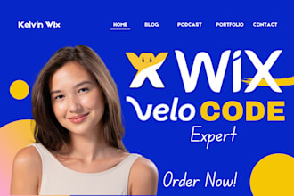 custom wix velo code wix automation wix database dynamic page database velo API
