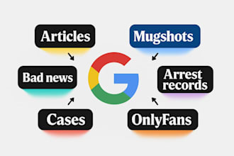 permanently remove mugshots cases articles news delete negative links on google
