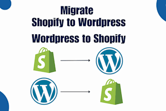 migrate wordpress to shopify and shopify to wordpress