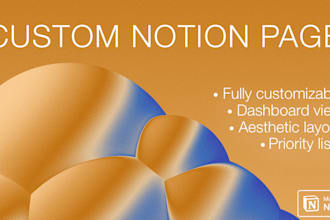 design an aesthetic notion page for you