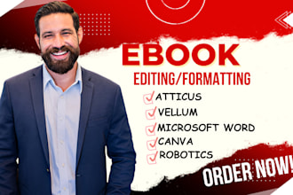 edit or format book with atticus, vellum, microsoft word for amazon kdp publish