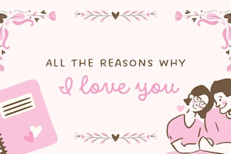 write a romantic love letter or message for your partner