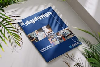 design an amazing brochure, company profile, and annual report