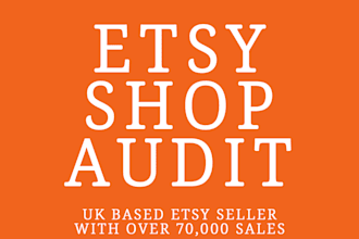 audit your etsy shop