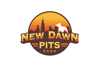 design colorful new dawn pit bulls logo