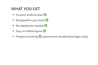 create you a custom home workout plan