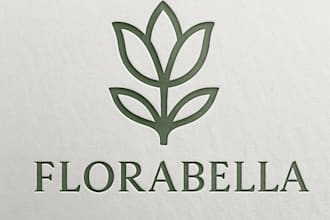 design a modern and unique logo using ai and canva