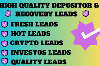 deliver quality forex leads,coinbase leads, crypto leads, forex crypto leads