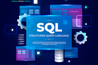 design, optimize, and fix sql databases and queries