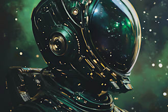 draw a sci fi character design or sci fi character art
