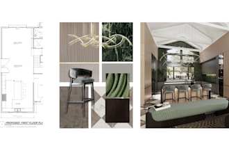 design a modern luxury interior with 3d