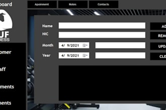 build you a simple desktop application in c sharp with windows forms