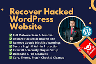 recover hacked wordpress website and remove malware