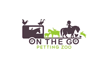 design traditional petting zoo themed logo
