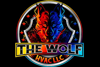 design luxury wolf logo with free unlimited revisions