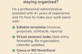 provide expert admin support and custom templates