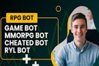 build ai game bot, game bot, video game bot, cheated bot, ai chatbot, mini bot