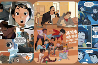 do comic book, cartoon comic, book illustration comic strip comic artist