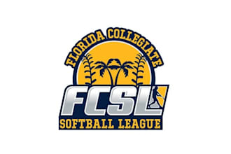 design attractive premier college softball league logo