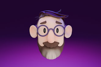 create a stylized 3d avatar illustration