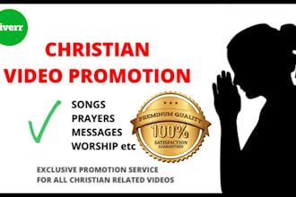do organically top christian youtube video promotion