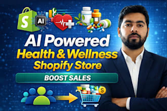 build ai driven health wellness shopify store generate sales
