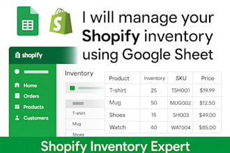 do bulk product upload and shopify inventory management