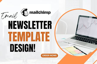 mailchimp email template design mailchimp email marketing newsletter landingpage