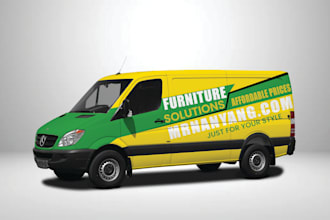 design a vehicle wrap, car wrap and food truck design