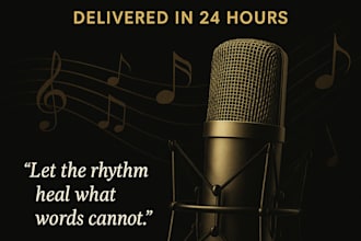 write heartfelt lyrics and melodies tailored to your vision