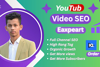 do youtube SEO to rank your video on first page
